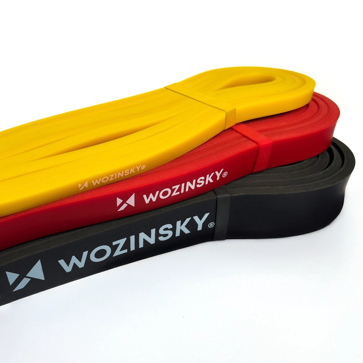 Wozinsky WGO-3 latekso pasipriešinimo juostos - 3 vnt. -- Cycling Accessories