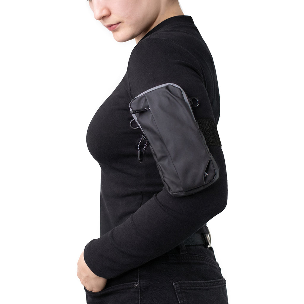 Wozinsky WSDB-B žemėlapio telefono krepšys bėgimui - juodas -- Bicycle Bags
