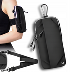 Wozinsky WSDB-B žemėlapio telefono krepšys bėgimui - juodas -- Bicycle Bags