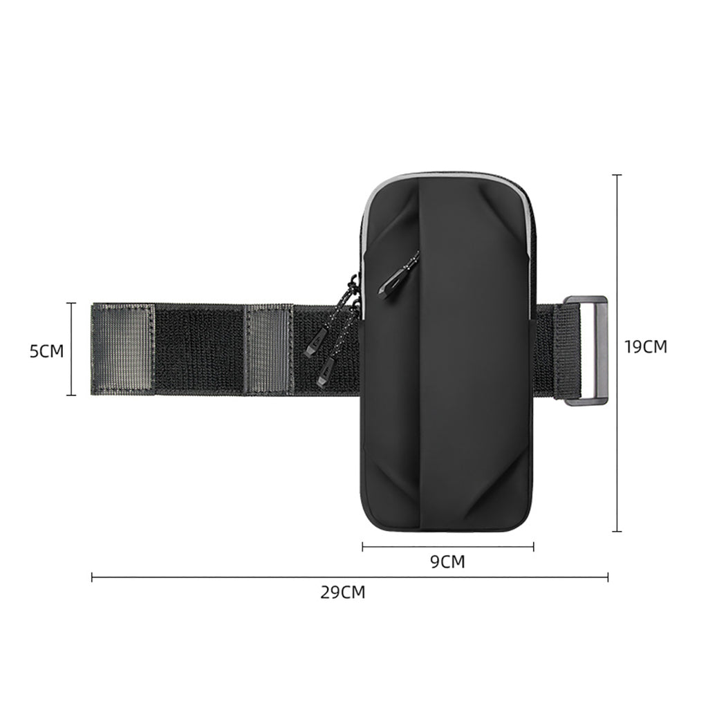 Wozinsky WSDB-B žemėlapio telefono krepšys bėgimui - juodas -- Bicycle Bags