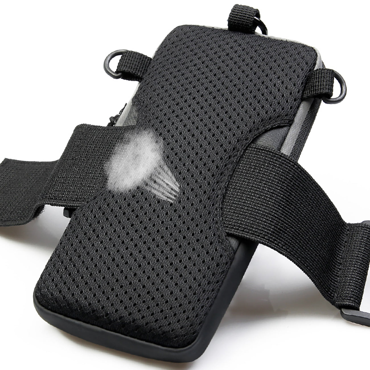 Wozinsky WSDB-B žemėlapio telefono krepšys bėgimui - juodas -- Bicycle Bags