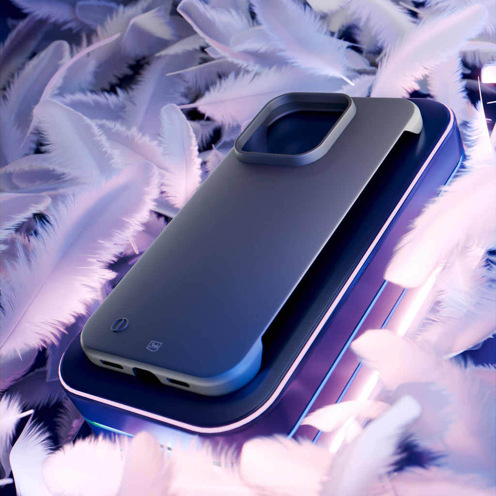 3mk Just20g matinis dėklas, skirtas iPhone 16 Pro – matinė juoda