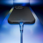 3mk Just20g matinis dėklas, skirtas iPhone 16 Pro – matinė juoda