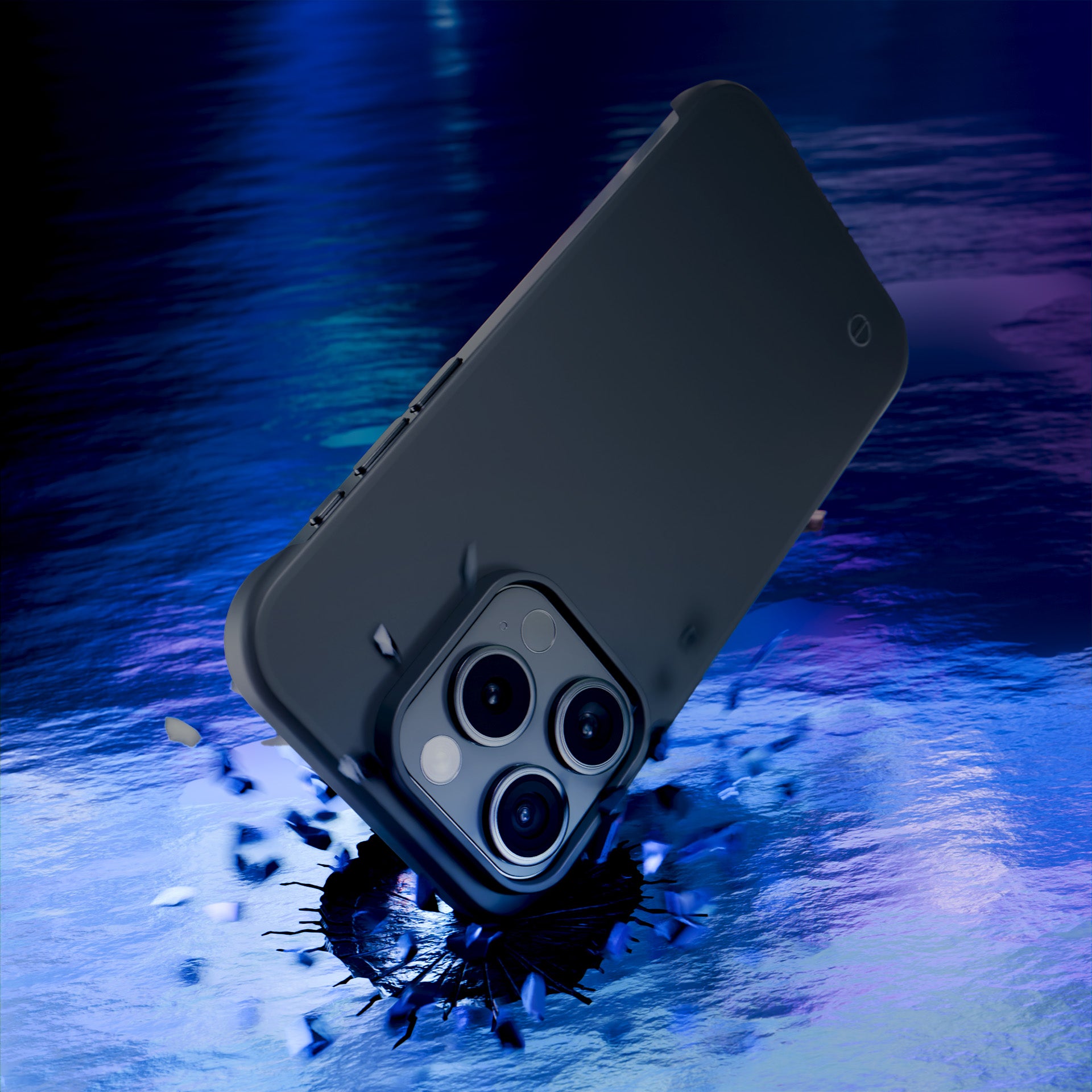 3mk Just20g matinis dėklas, skirtas iPhone 16 Pro – matinė juoda