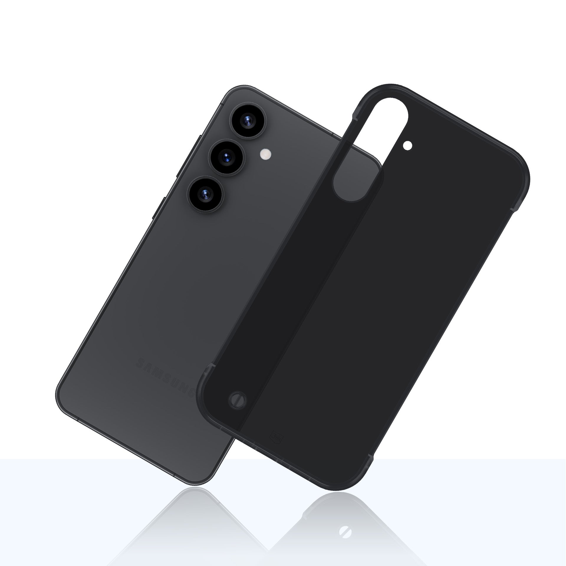 3mk Just20g matinis dėklas, skirtas Samsung Galaxy S25 – matinė juoda