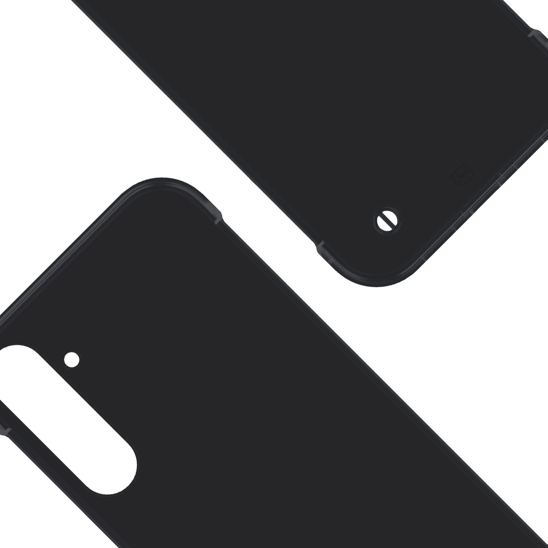 3mk Just20g matinis dėklas, skirtas Samsung Galaxy S25 – matinė juoda