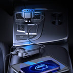 3mk dvigubas automobilinis įkroviklis 135W PD QC PPS USB-C USB-A – juodas
