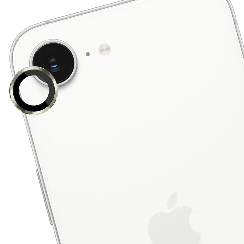 3mk Lens Protection Pro grūdintas stiklas, skirtas iPhone 16e – auksinis