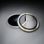 3mk Lens Protection Pro grūdintas stiklas, skirtas iPhone 16e – auksinis