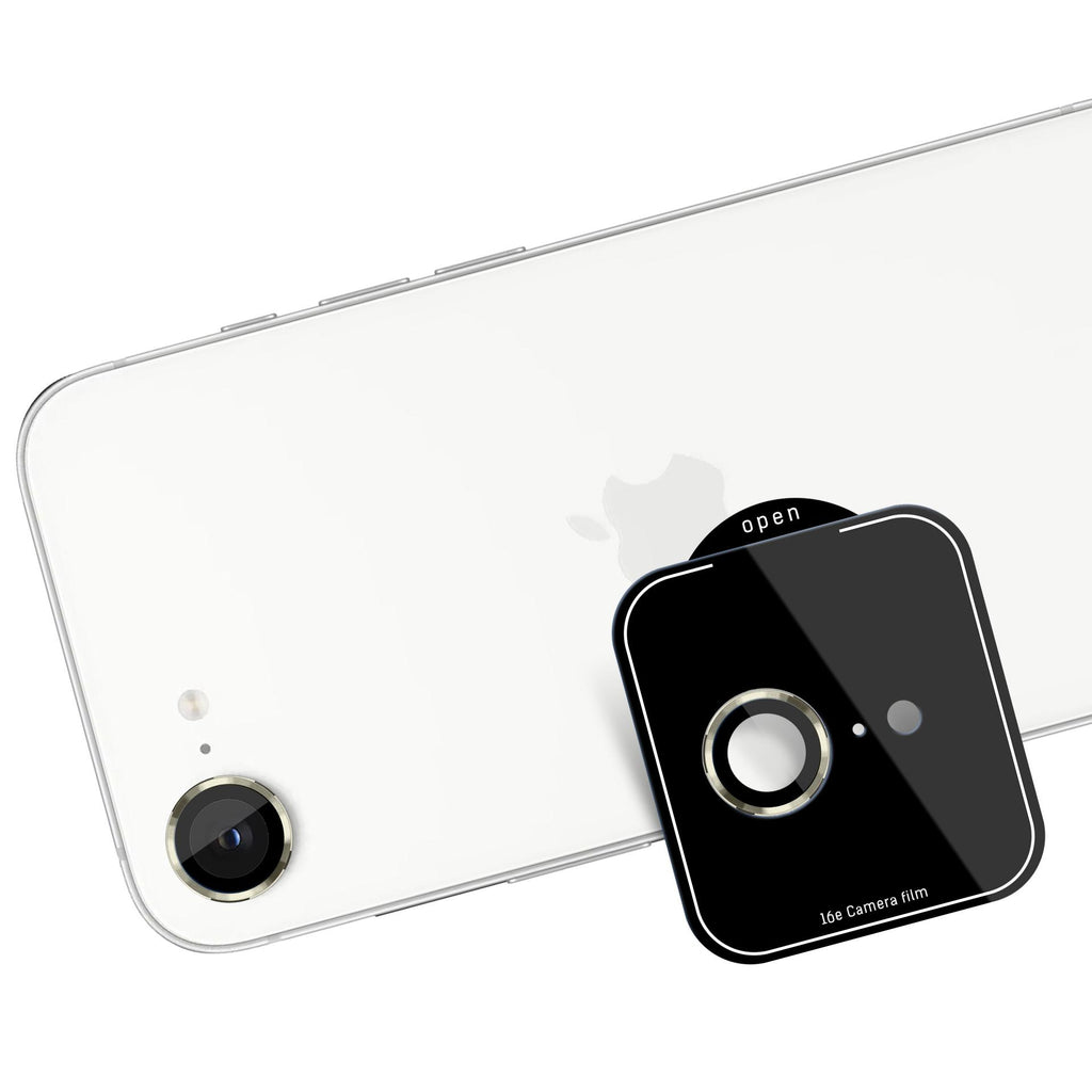 3mk Lens Protection Pro grūdintas stiklas, skirtas iPhone 16e – auksinis