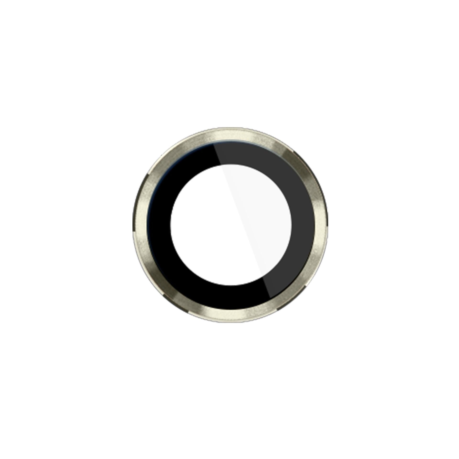 3mk Lens Protection Pro grūdintas stiklas, skirtas iPhone 16e – auksinis