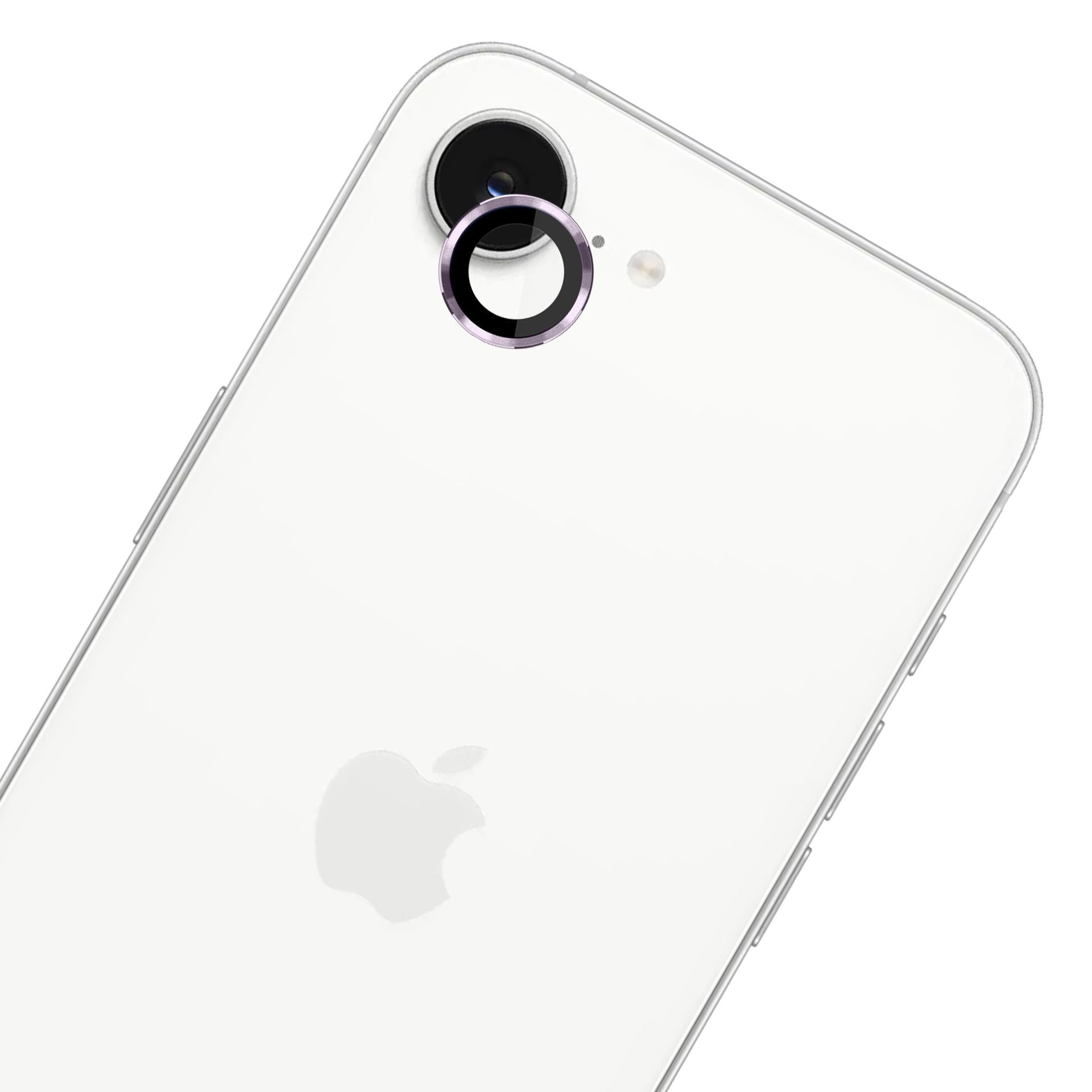 3mk Lens Protection Pro grūdintas stiklas, skirtas iPhone 16e – violetinė