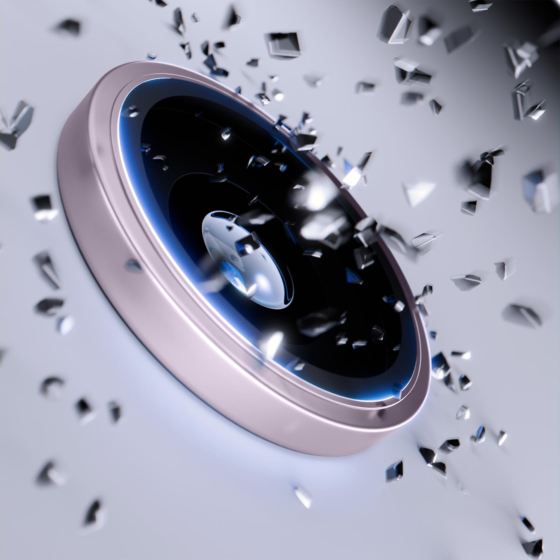 3mk Lens Protection Pro grūdintas stiklas, skirtas iPhone 16e – violetinė