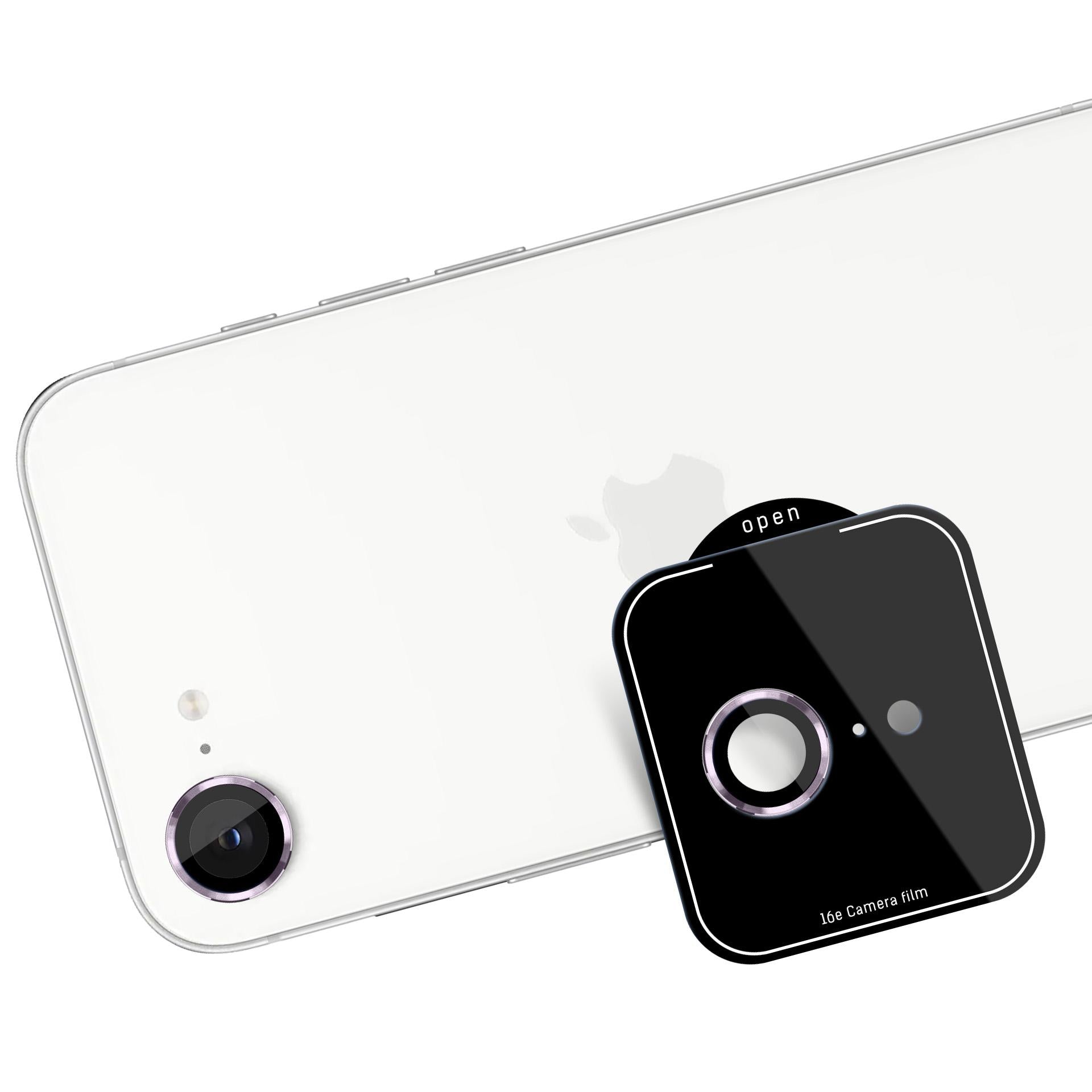 3mk Lens Protection Pro grūdintas stiklas, skirtas iPhone 16e – violetinė