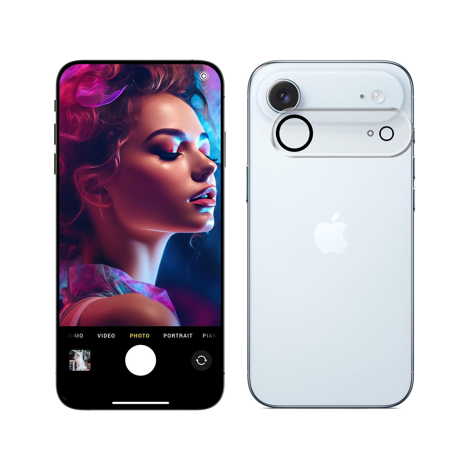 3mk Lens Pro pilno dangčio grūdintas stiklas, skirtas iPhone 17 Air