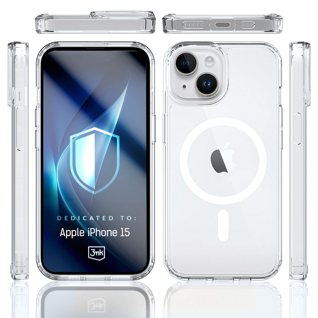 3mk Armor MagCase skirtas iPhone 15 - skaidrus