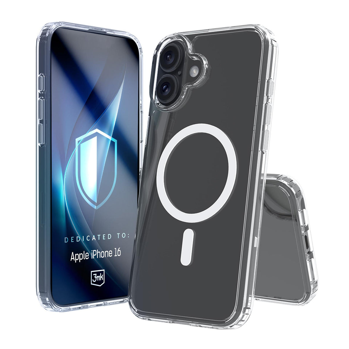 3mk Armor MagCase iPhone 16 - skaidrus