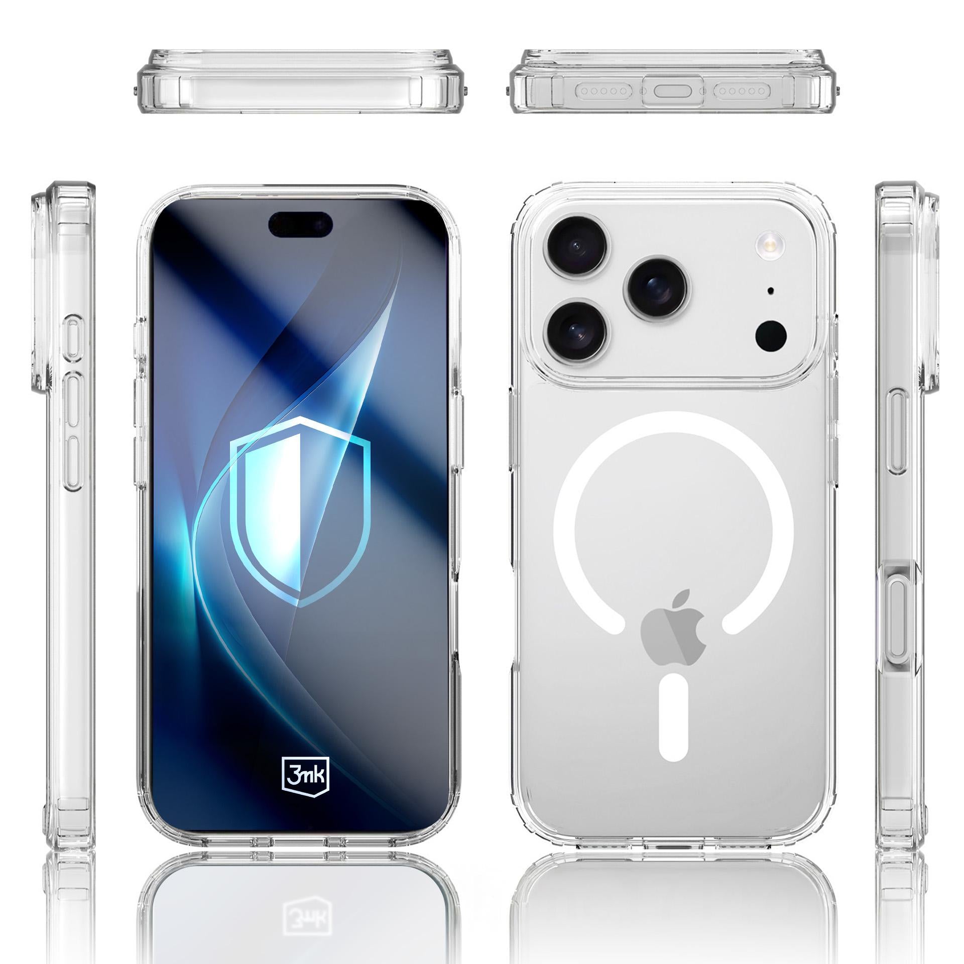 3mk Armor MagCase, skirtas iPhone 17 Pro Max – skaidrus