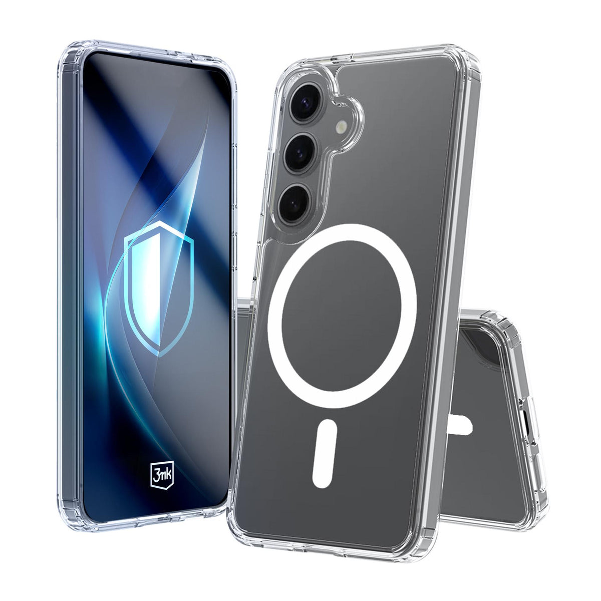 3mk Armor MagCase, skirtas Samsung Galaxy A17 5G – skaidrus -- Samsung Galaxy A17 5G