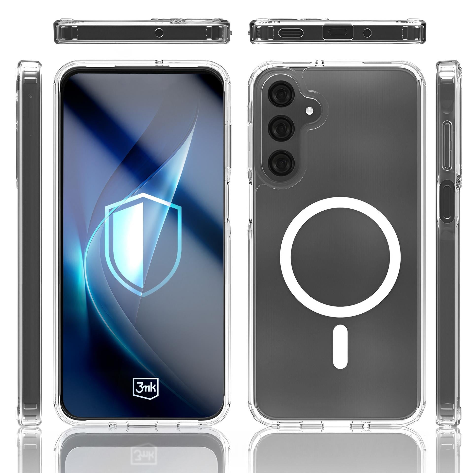 3mk Armor MagCase, skirtas Samsung Galaxy A17 5G – skaidrus -- Samsung Galaxy A17 5G