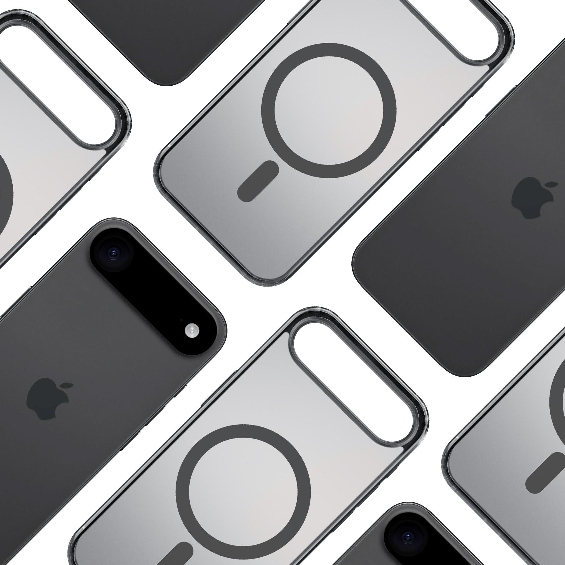 3mk Frosty MagCase, skirtas iPhone 17 Air – juodas