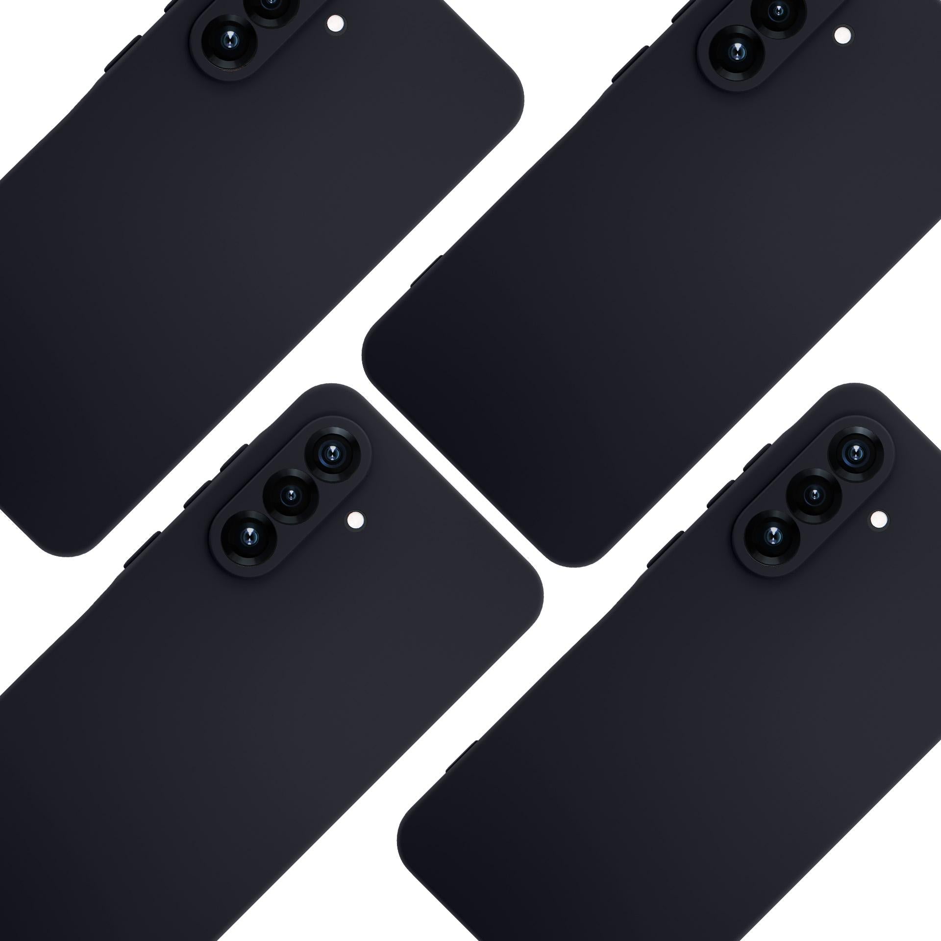 3mk Matt Case Pro, skirtas Samsung Galaxy A36 – matinė juoda