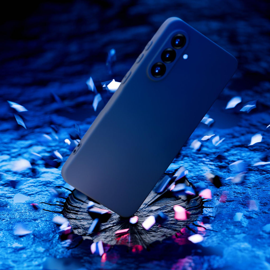 3mk Matt Case Pro, skirtas Samsung Galaxy A36 – matinė juoda