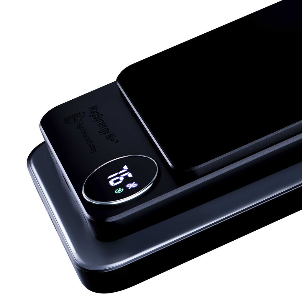 Power bank 3mk HARDY MagSynergy Ni+ 5 000mAh 22,5W USB 1C1L - juoda -- Powerbanks