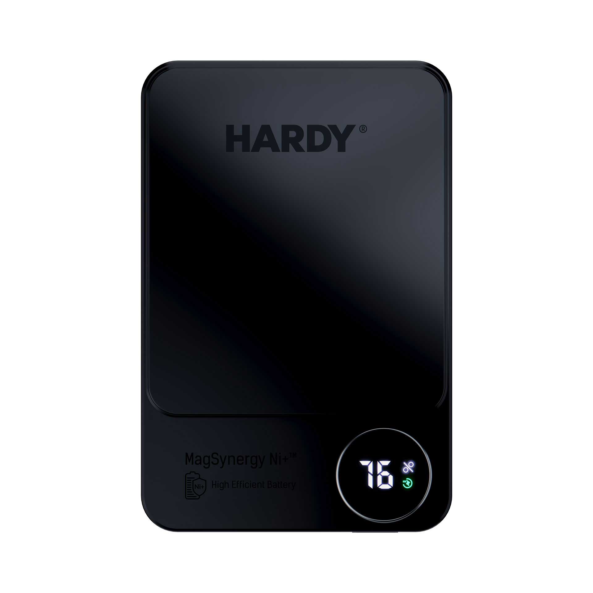 Power bank 3mk HARDY MagSynergy Ni+ 5 000mAh 22,5W USB 1C1L - juoda -- Powerbanks
