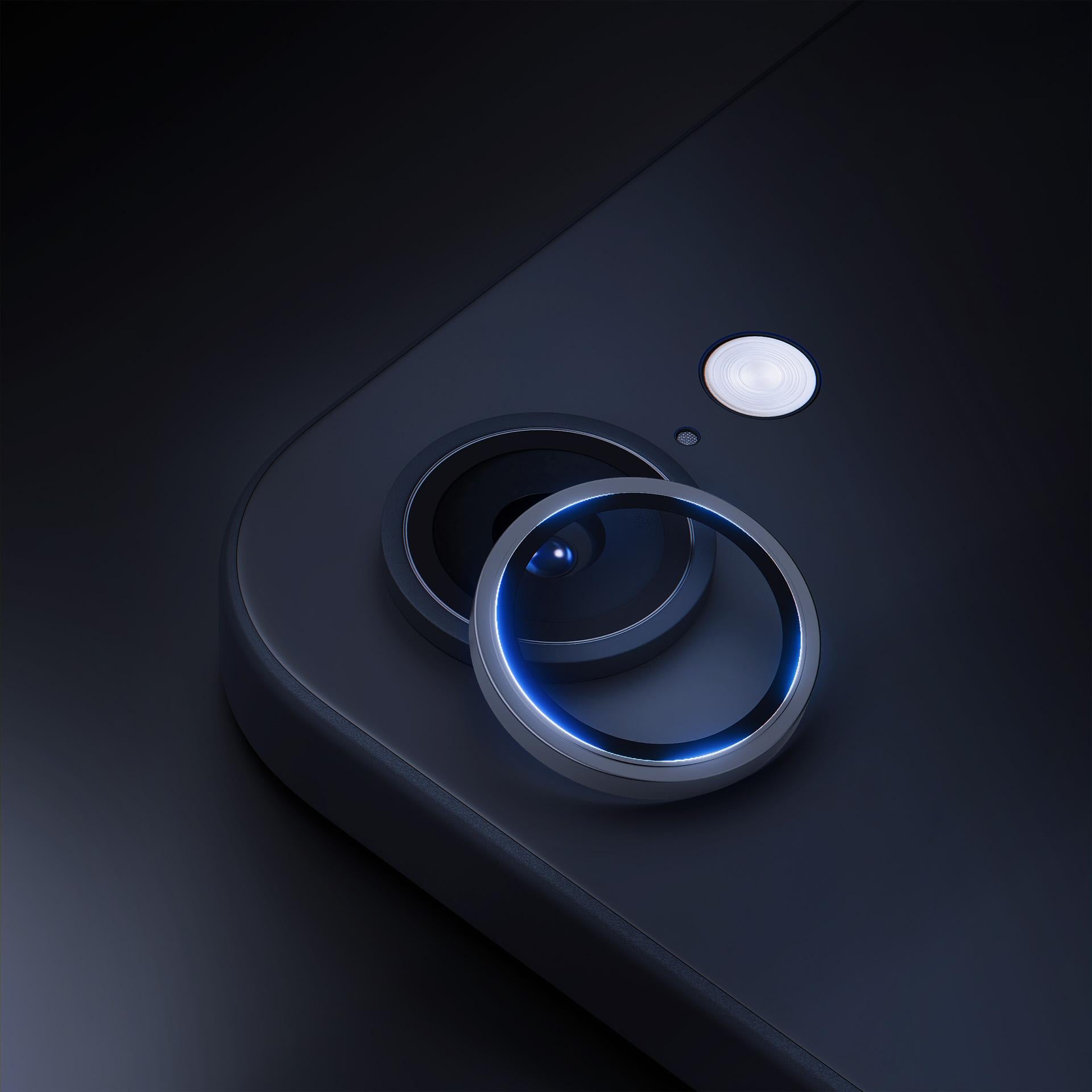 3mk Lens Protection Pro grūdintas stiklas, skirtas iPhone 16e – pilkas