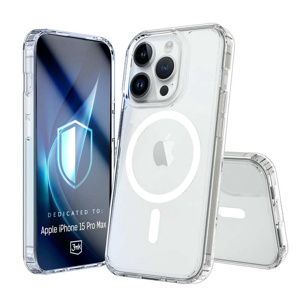 3mk Armor MagCase, skirtas iPhone 15 Pro Max – skaidrus