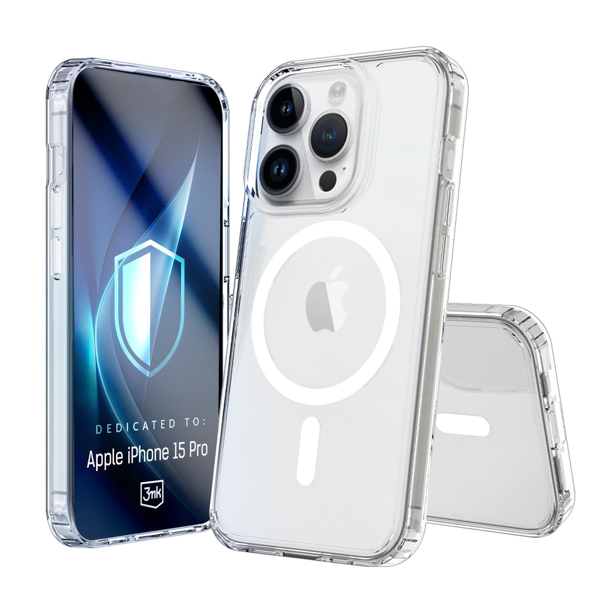 3mk Armor MagCase, skirtas iPhone 15 Pro – skaidrus -- iPhone 15 Pro