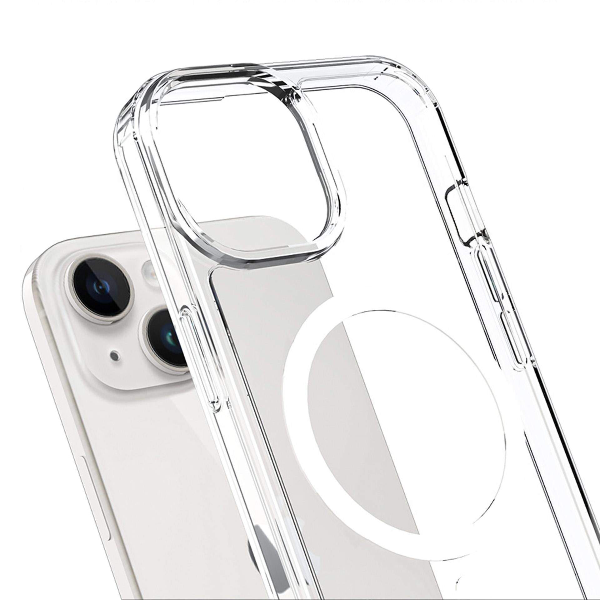 3mk Armor MagCase skirtas iPhone 13/14 - skaidrus