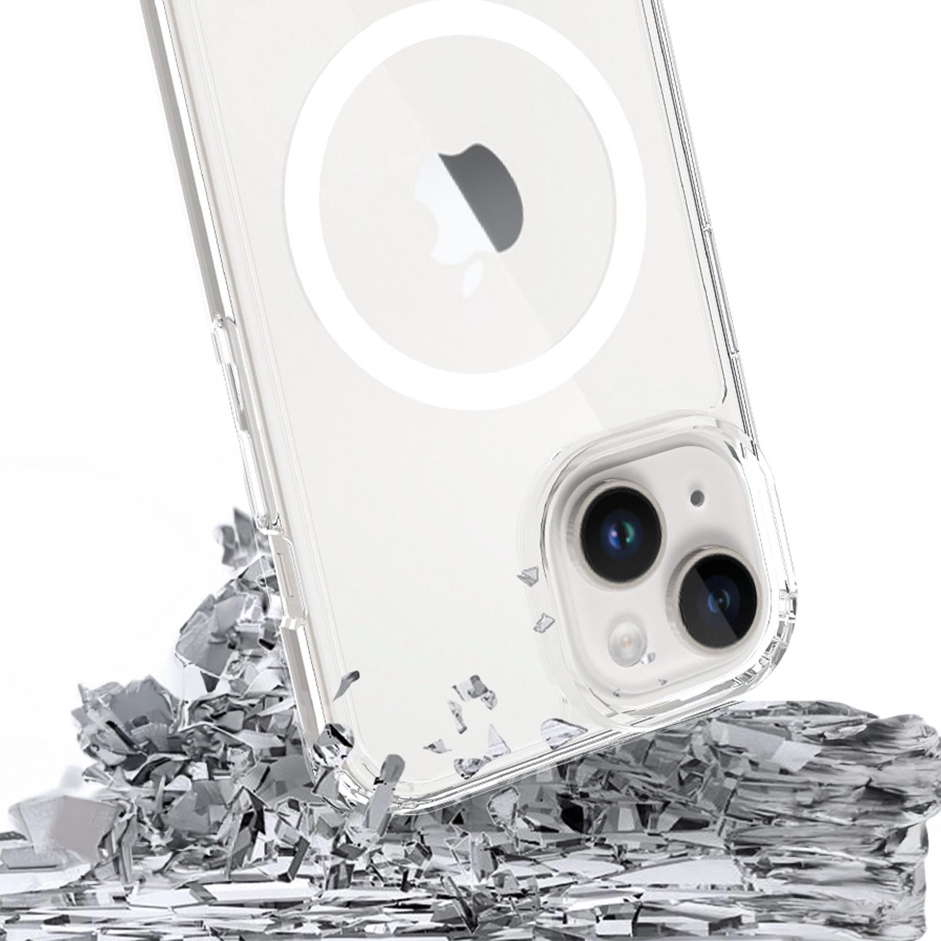 3mk Armor MagCase skirtas iPhone 13/14 - skaidrus