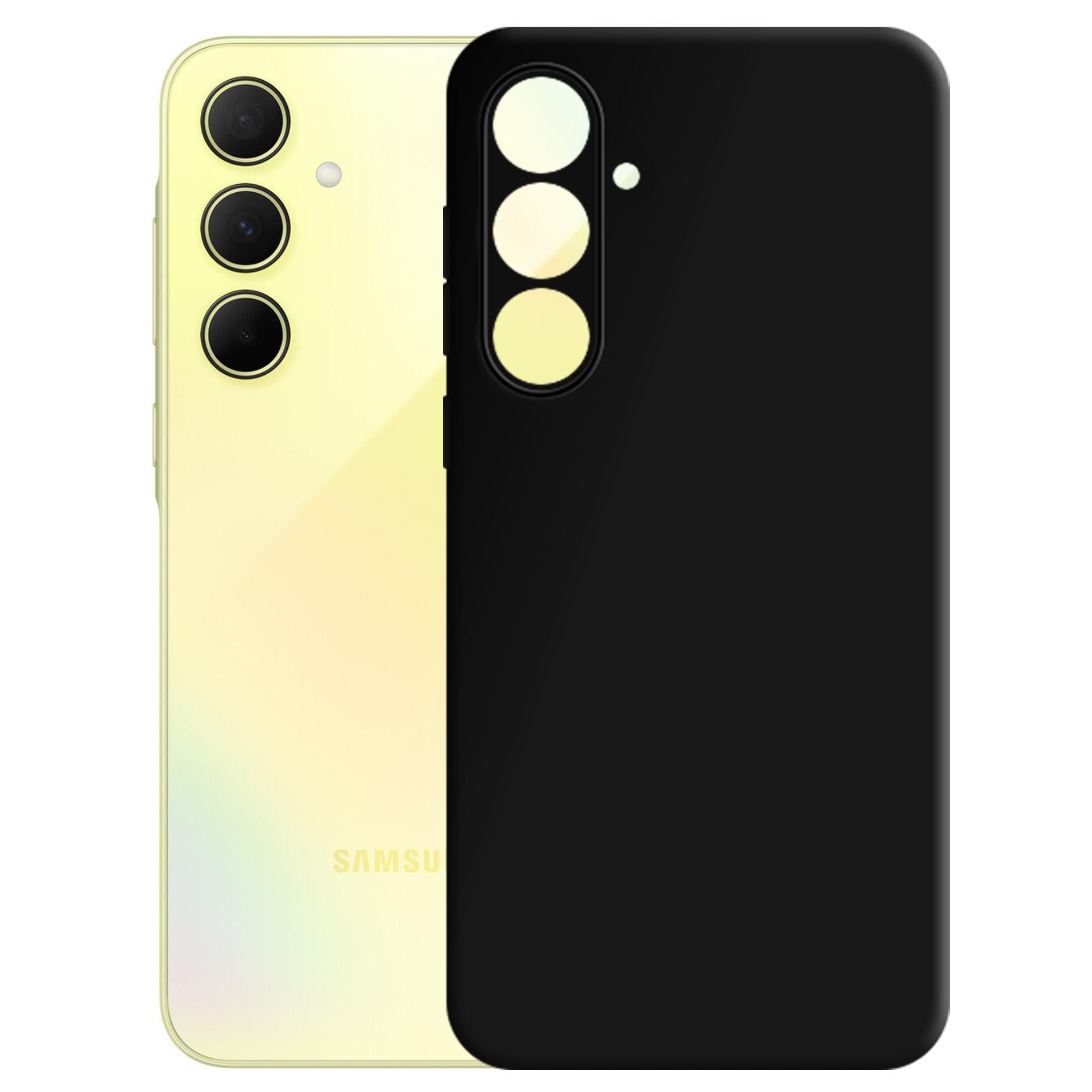 3mk Matt Case Pro, skirtas Samsung Galaxy A35 5G – matinė juoda