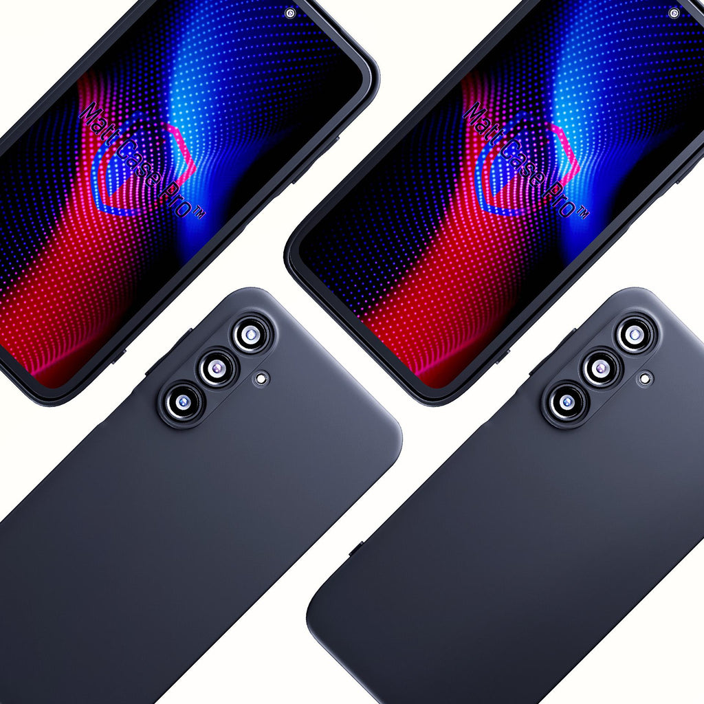 3mk Matt Case Pro, skirtas Samsung Galaxy M35 5G – matinė juoda -- Samsung Galaxy M35 5G