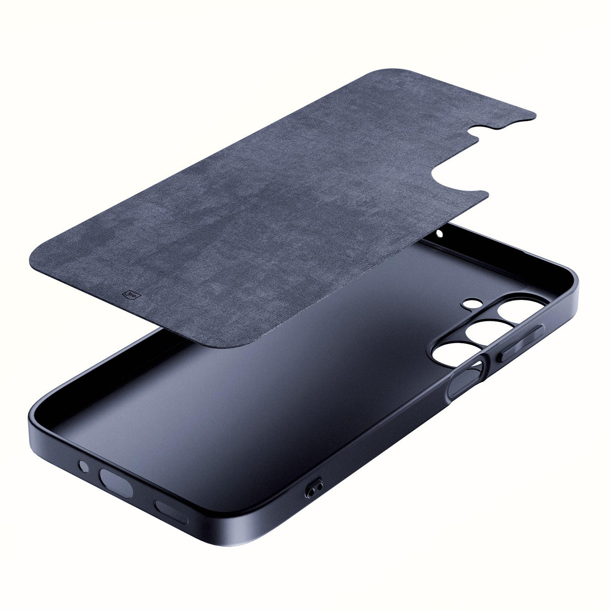 3mk Matt Case Pro, skirtas Samsung Galaxy M35 5G – matinė juoda -- Samsung Galaxy M35 5G