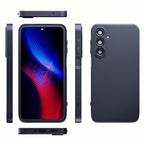 3mk Matt Case Pro, skirtas Samsung Galaxy M35 5G – matinė juoda -- Samsung Galaxy M35 5G