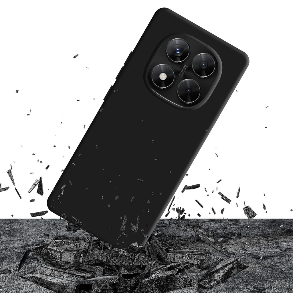 3mk Matt Case Pro, skirtas Xiaomi Redmi Note 14 PRO 5G/POCO X7 5G – matinė juoda