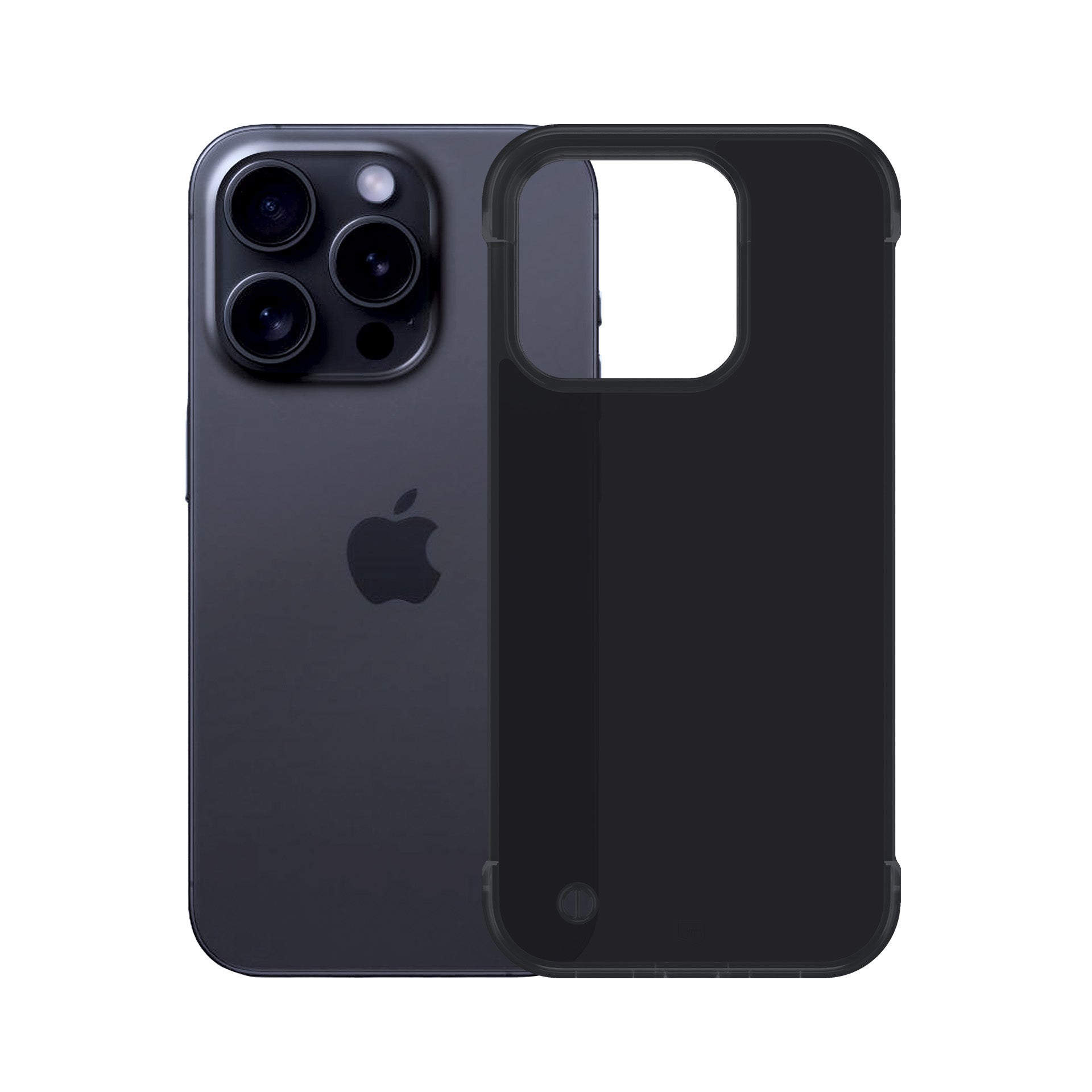 3mk Just20g matinis dėklas, skirtas Apple iPhone 15 Pro Max – matinė juoda -- iPhone 15 Pro Max