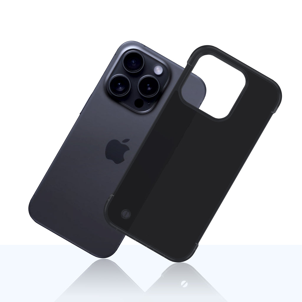 3mk Just20g matinis dėklas, skirtas Apple iPhone 15 Pro Max – matinė juoda -- iPhone 15 Pro Max