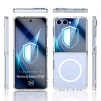 3mk Armor MagCase, skirtas Samsung Galaxy Z Flip 7 – skaidrus
