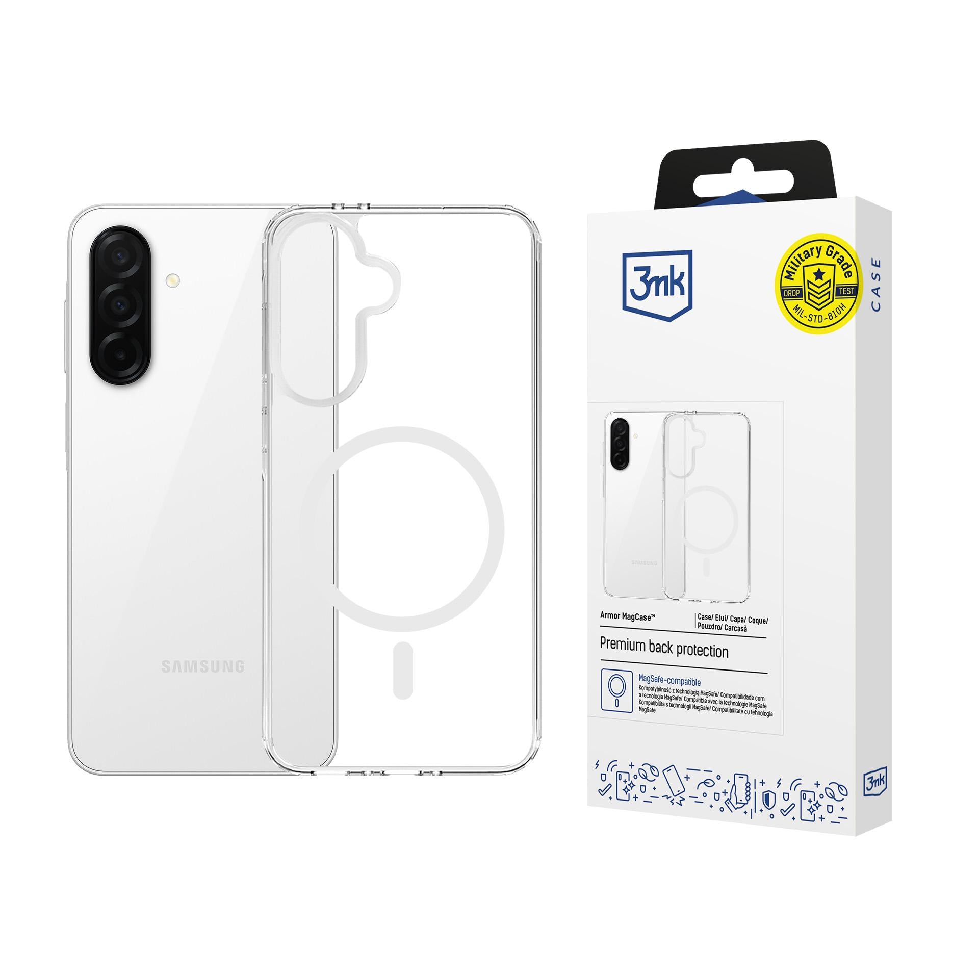 3mk Armor MagCase skirtas Samsung Galaxy A26 5G - Skaidrus -- Samsung Galaxy A26 5G