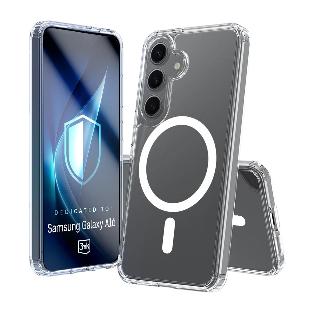 3mk Armor MagCase, skirtas Samsung Galaxy A16 4G / 5G – skaidrus -- Samsung Galaxy A16 4G