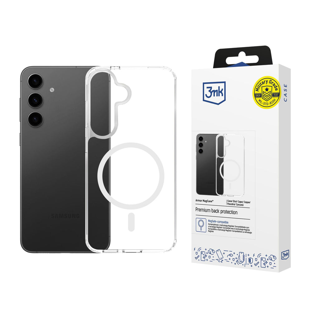 3mk Armor MagCase, skirtas Samsung Galaxy A16 4G / 5G – skaidrus -- Samsung Galaxy A16 4G