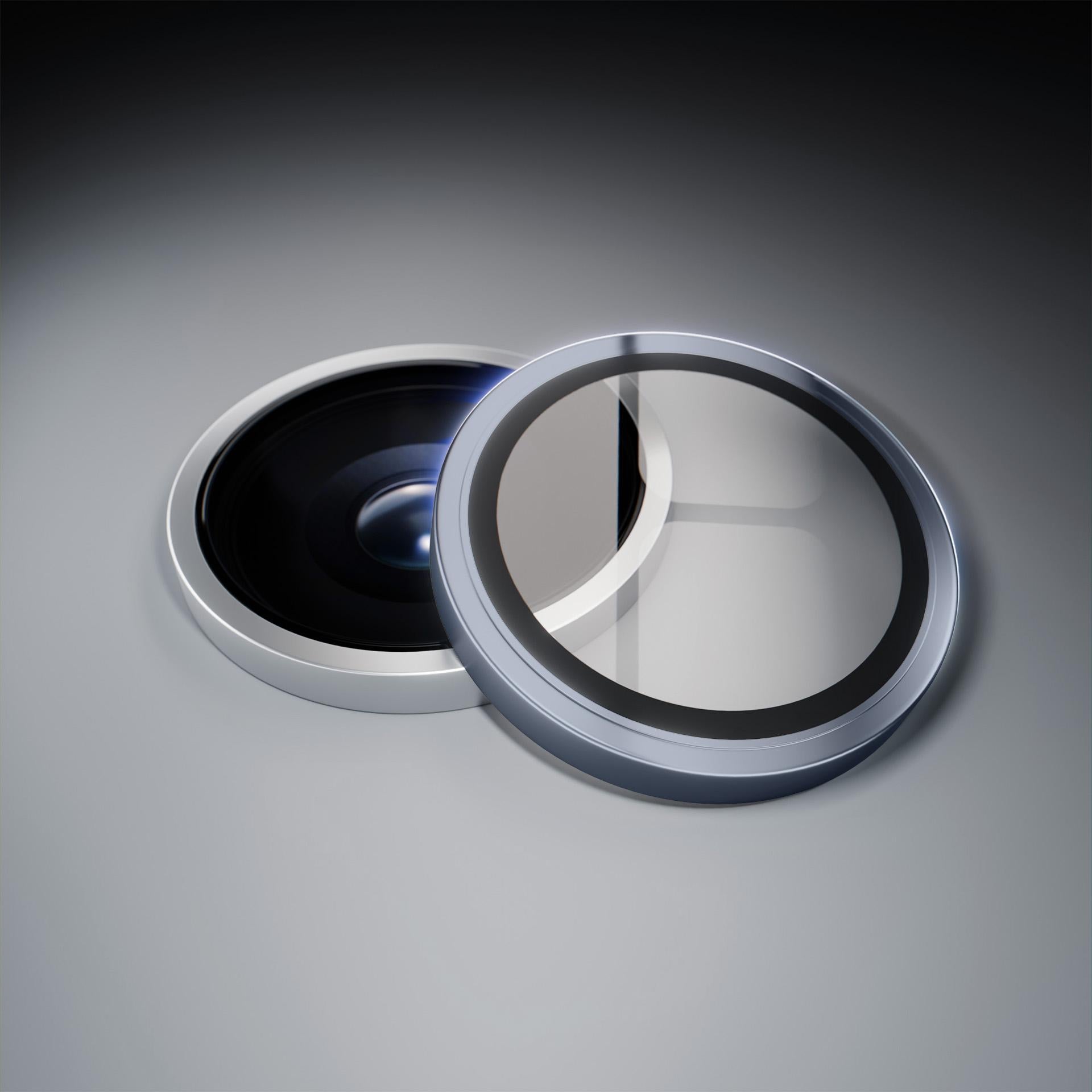 3mk Lens Protection Pro grūdintas stiklas, skirtas iPhone 16e – mėlynas