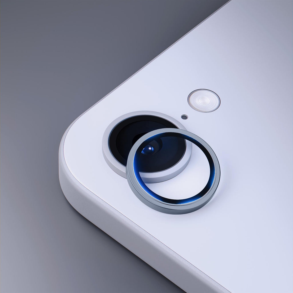 3mk Lens Protection Pro grūdintas stiklas, skirtas iPhone 16e – mėlynas