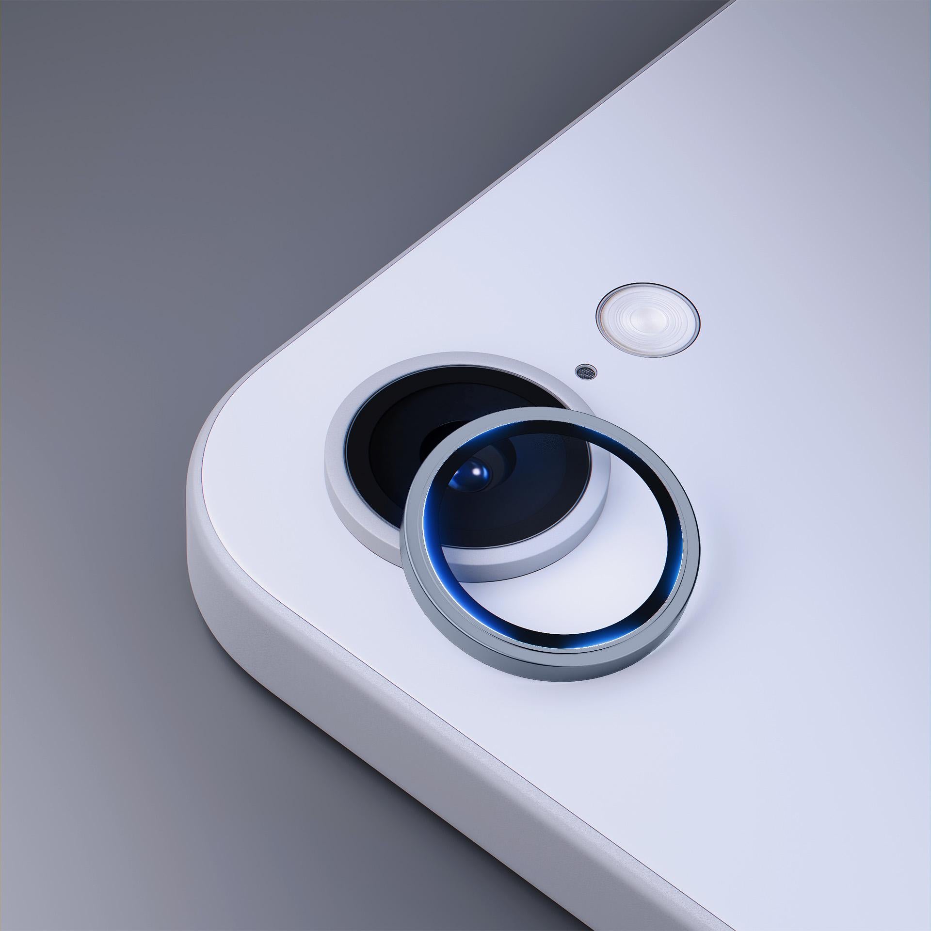 3mk Lens Protection Pro grūdintas stiklas, skirtas iPhone 16e – mėlynas