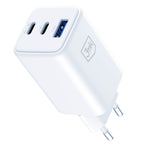 USB-C USB-A 3mk Hyper GaN PD įkroviklis 65W™ – baltas