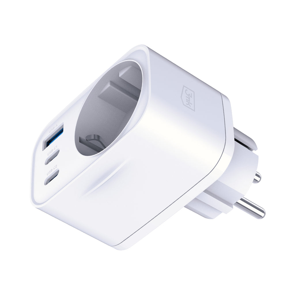 3mk „Hyper Comfort“ įkroviklis GaN PD 30W™ – baltas
